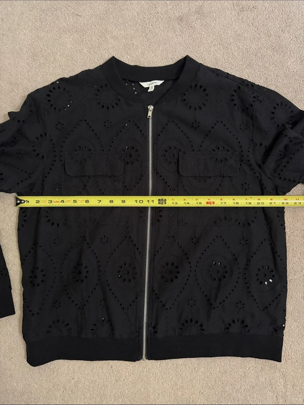 Maurices black eyelet